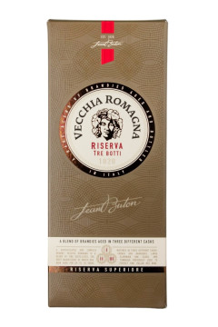 Vecchia Romagna Riserva Tre Botti Brandy - 0,7L 40,8% vol