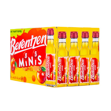 Paket [24 x 0,02L] Berentzen Minis Apfel - 0,48L 18% vol