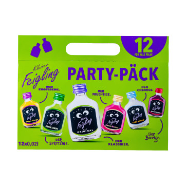 Mix-Paket [12 x 0,02L] Kleiner Feigling Party Päck - 0,24L 15,8% vol