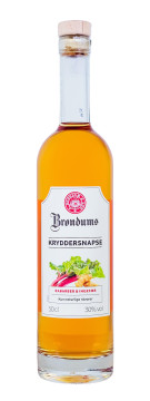 Brondums Kryddersnaps Rhabarber & Ingwer - 0,5L 30% vol Brondums Kryddersnaps Rhabarber & Ingwer - 0,5L 30% vol