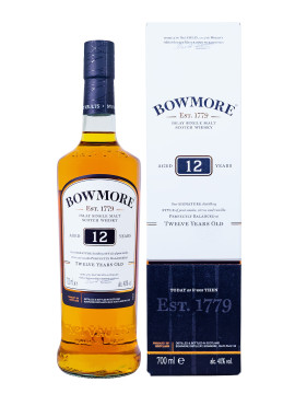 Bowmore 12 Jahre Islay Single Malt Scotch Whisky - 0,7L 40% vol