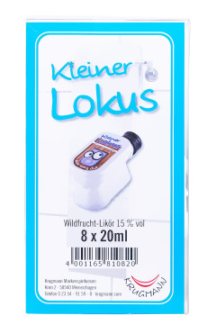 Paket [8 x 0,02L] Kleiner Lokus Wildfruchtlikör PET - 0,16L 15% vol