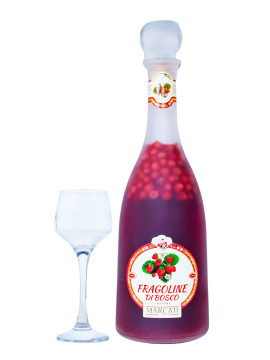 Marcati Fragoline Di Bosco GEPA mit 2 Gläsern - 0,7L 25% vol