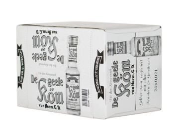 Paket [24 x 0,02L] De geele Köm Kümmel-Spirituose - 0,48L 32% vol