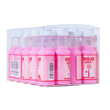 Paket [20 x 0,02L] Und ab dafür! Allererste Schlager-Sahne PET Kurze Shots - 0,4L 16% vol