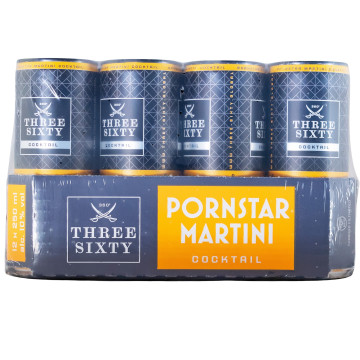 Paket [12 x 0,25L] Three Sixty Pornstar Martini - 3L 10% vol