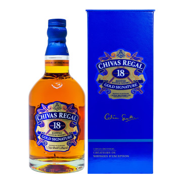 Chivas Regal 18 Jahre Gold Signature Blended Scotch Whisky - 0,7L 40% vol