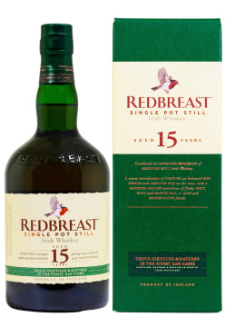 Redbreast 15 Jahre Single Pot Still Irish Whiskey - 0,7L 46% vol Redbreast 15 Jahre Single Pot Still Irish Whiskey - 0,7L 46% vol