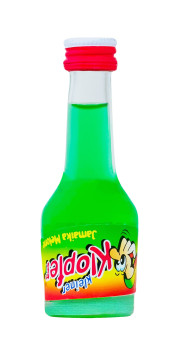 Kleiner Klopfer Jamaika Melone Glas-Flasche Kurzer Shot - 0,02L 16% vol
