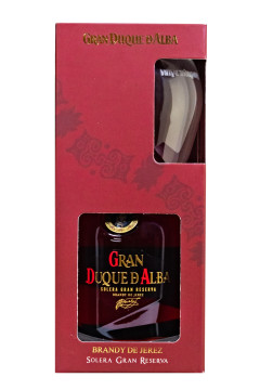 Gran Duque D Alba Brandy de Jerez + Glas - 0,7L 40% vol