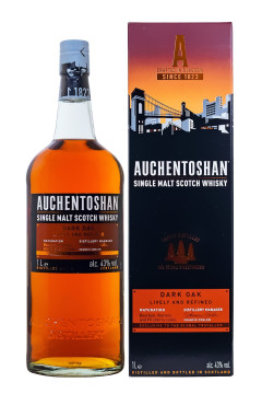 Auchentoshan Dark Oak Single Malt Scotch Whisky - 1 Liter 43% vol