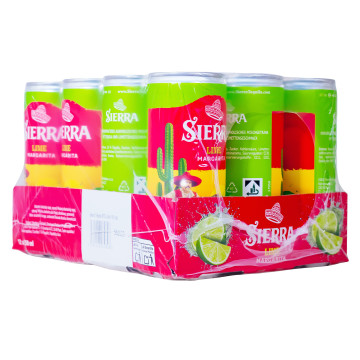 Paket [12 x 0,25L] Sierra Lime Margarita - 3L 10% vol