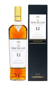 Macallan 12 Jahre Sherry Oak Single Malt Scotch Whisky - 0,7L 40% vol