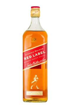 Johnnie Walker Whisky Red Label Scotch Whisky - 1 Liter 40% vol