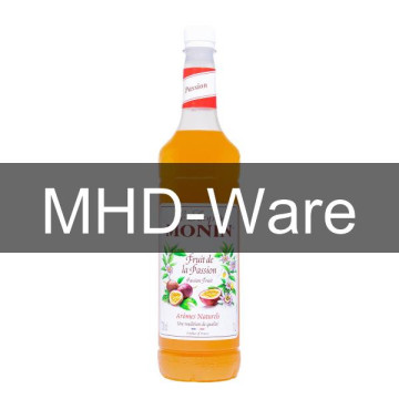 MHD: Monin Maracuja Fruit de la Passion Sirup PET-Flasche - 1 Liter