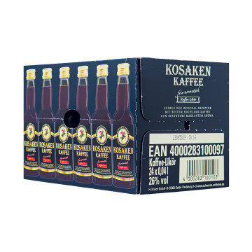 Paket [24 x 0,04 L] Kosakenkaffee Moccalikör - 0,96L 26% vol