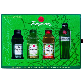 Paket [4 x 0,05L] Tanqueray Exploration Pack - 0,2L 47,3% vol