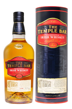 The Temple Bar Traditional Blended Irish Whiskey - 0,7L 40% vol
