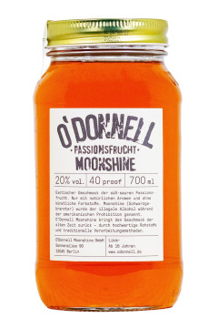 O'Donnel Moonshine Passionsfrucht - 0,7L 20% vol O'Donnel Moonshine Passionsfrucht - 0,7L 20% vol